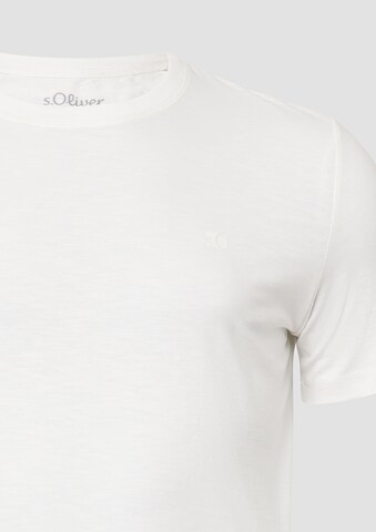 T-Shirt s.Oliver en blanc