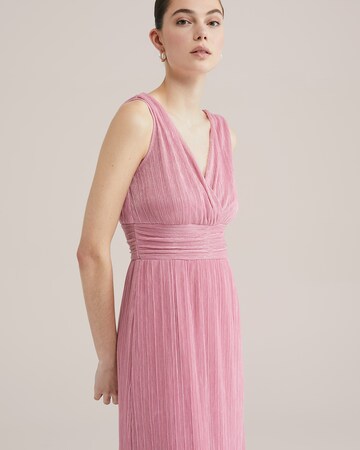WE Fashion Společenské šaty – pink