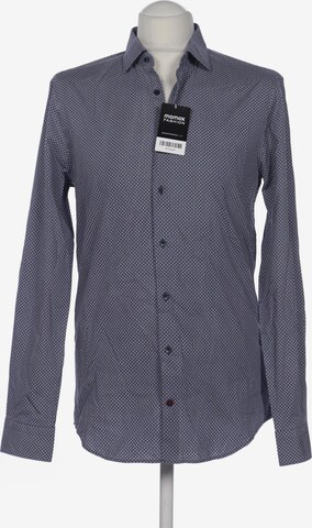 Tommy Hilfiger Tailored Button Up Shirt in M in Blue: front