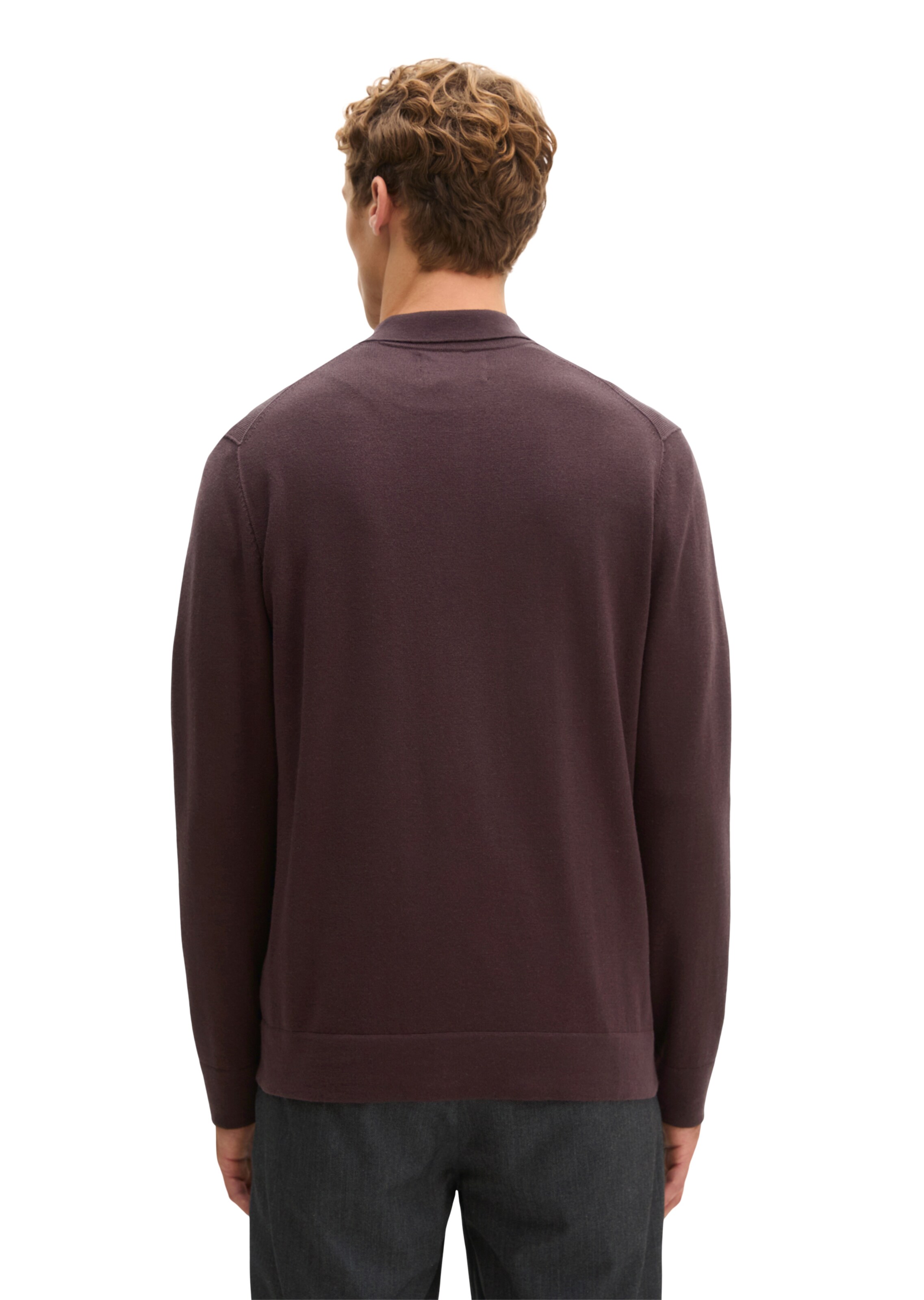 Marc O'Polo Shirt in Lila: Rückseite