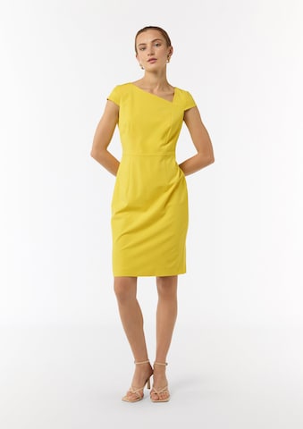 COMMA Sheath dress in Yellow