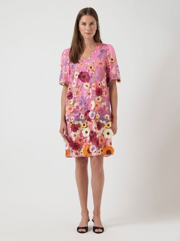 YAS Jurk 'YASFlowering' in Roze
