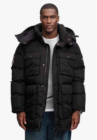 Superdry & Co Winterparka 'Everest Expedition' in Zwart