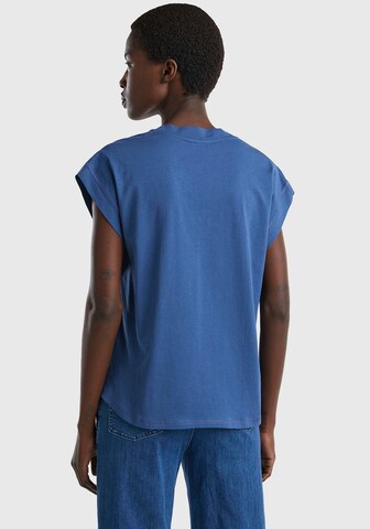 UNITED COLORS OF BENETTON Shirt in Blau