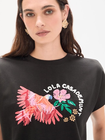 juoda Lola Casademunt Marškinėliai