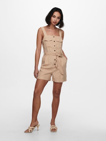 ONLY Jumpsuit 'Noreen-Aris' in Beige