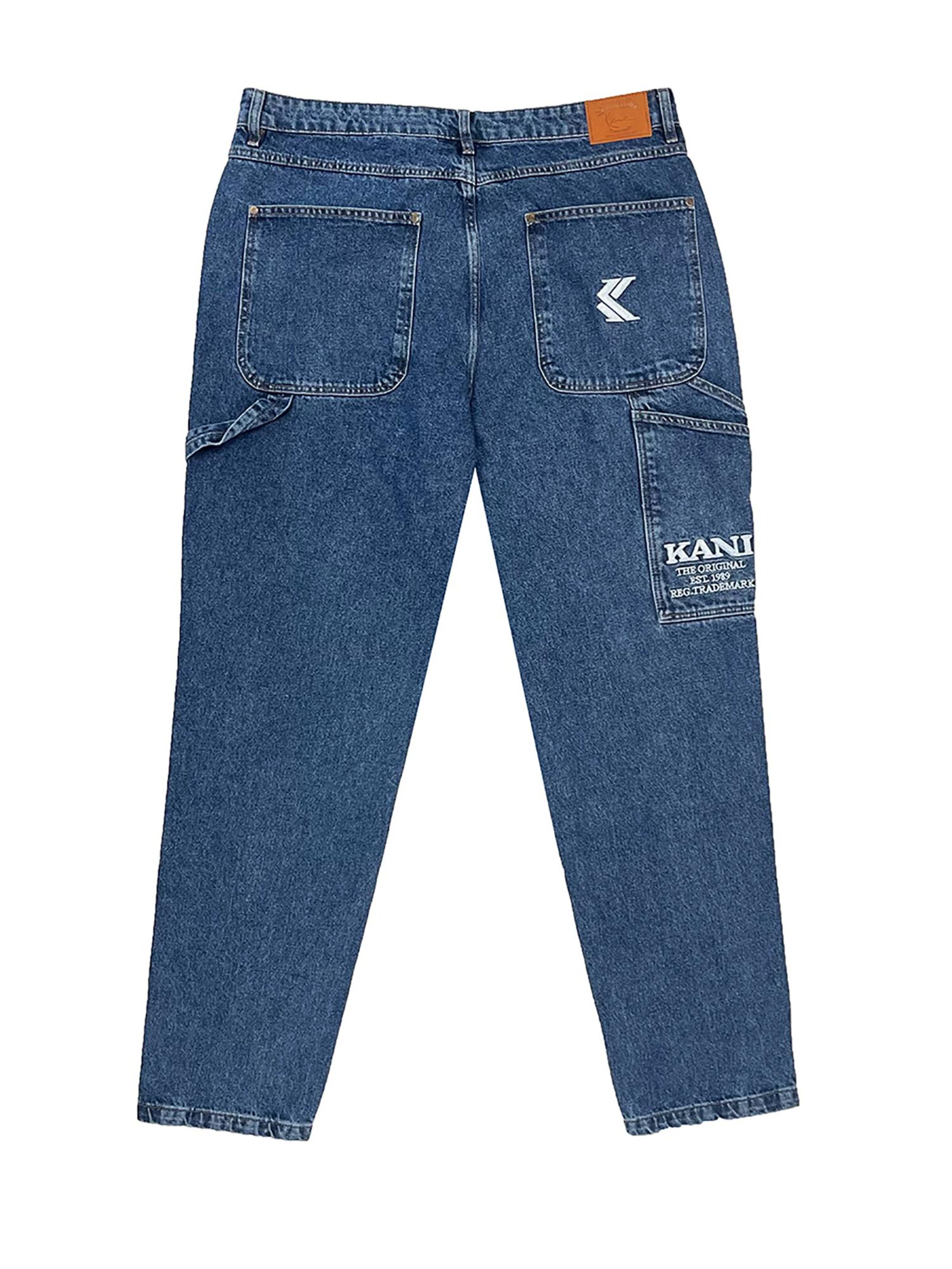 Karl Kani Tapered Jeans 'Small Signature'‌‌‌ in Blau