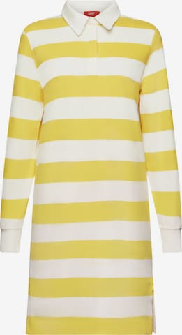 ESPRIT Knitted dress in Yellow: front