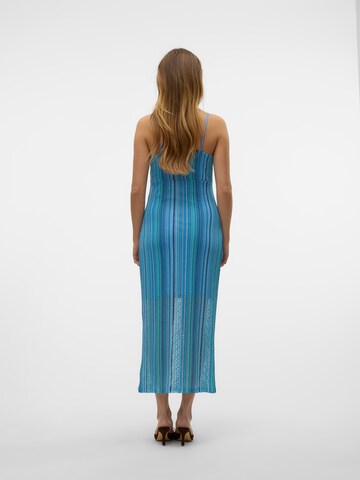 VERO MODA Gebreide jurk 'VMDEMI' in Blauw