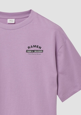 T-Shirt s.Oliver en violet