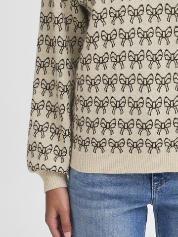 Pull-over 'Brielle' ICHI en beige