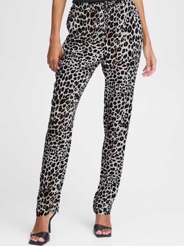 b.young Regular Broek 'Joella' in Beige: voorkant