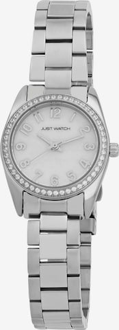 Just Watch Analog Watch 'Gerda, 5 ATM' in Silver: front