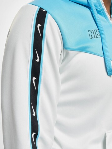 Nike Sportswear Sweatjakke 'Repeat' i hvid