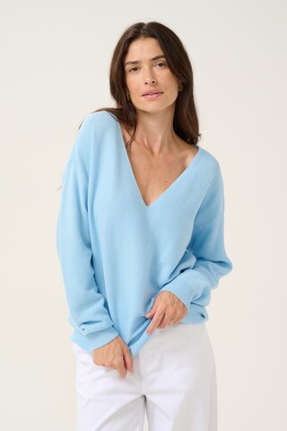 Cream Pullover 'CRSillar' in Blau: Vorderseite