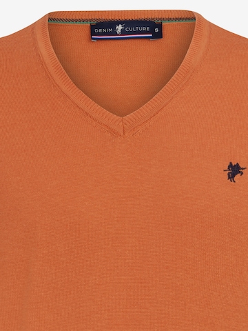 DENIM CULTURE - Jersey 'Alonza' en naranja