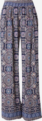 Molly BRACKEN Wide leg Broek in Blauw: voorkant