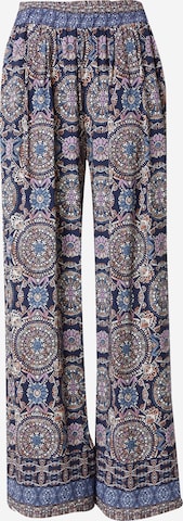 Molly BRACKEN Wide leg Broek in Blauw: voorkant