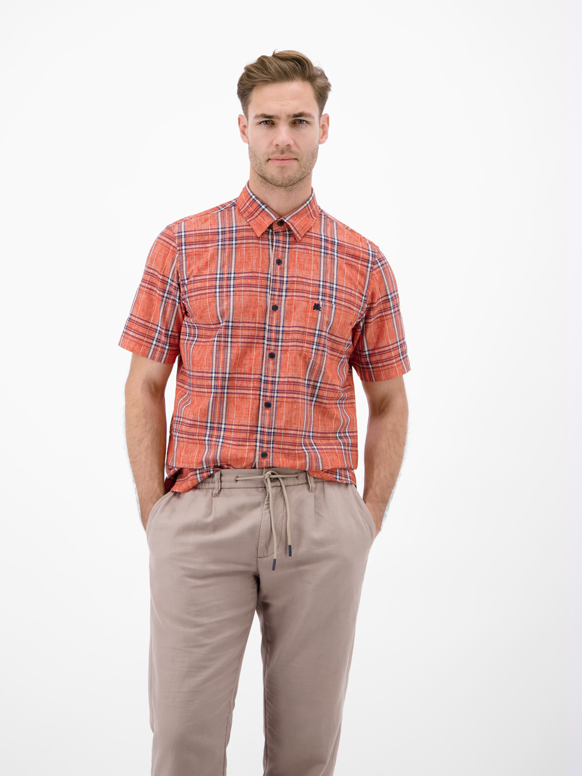 Coupe regular Chemise business LERROS en rouge