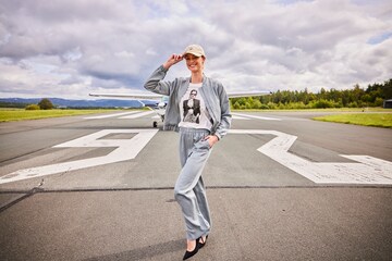 Aniston CASUAL Pajama Pants in Grey