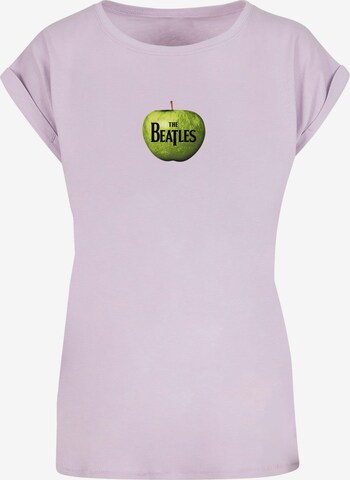 Merchcode Shirt 'Beatles - Apple' in Purple: front