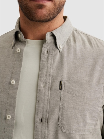 PME Legend - Ajuste regular Camisa 'Oxford shirt with chest pocket and button-down collar' en verde