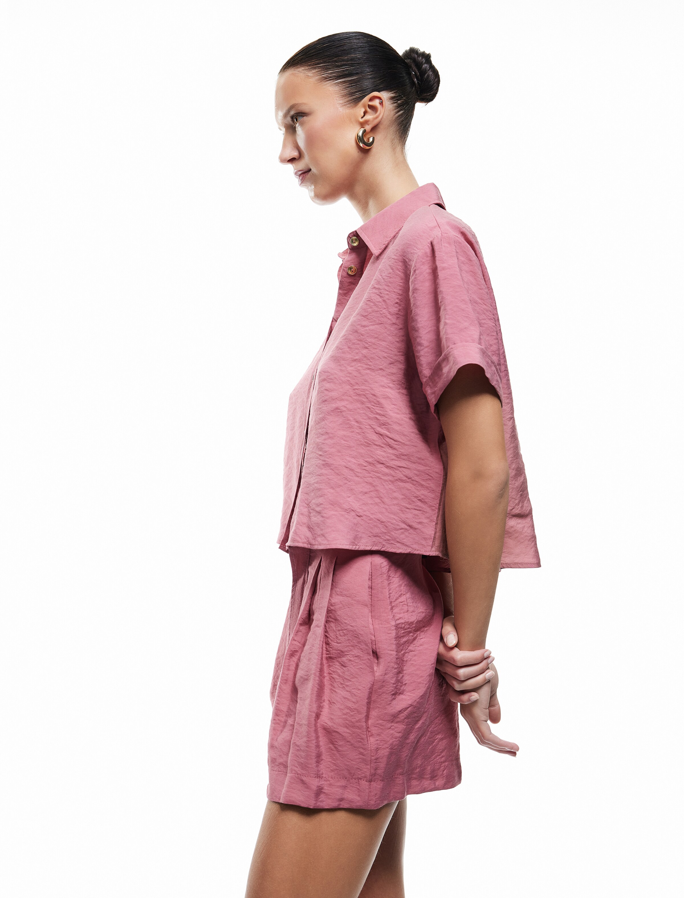 Koton Regular Pleat-front trousers in Pink