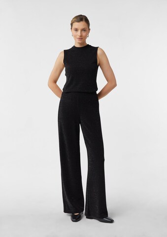 Regular Pantalon COMMA en noir
