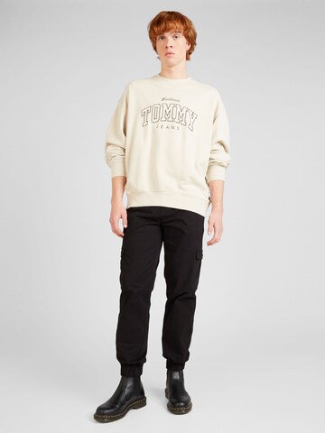 Sweat-shirt Tommy Jeans en beige