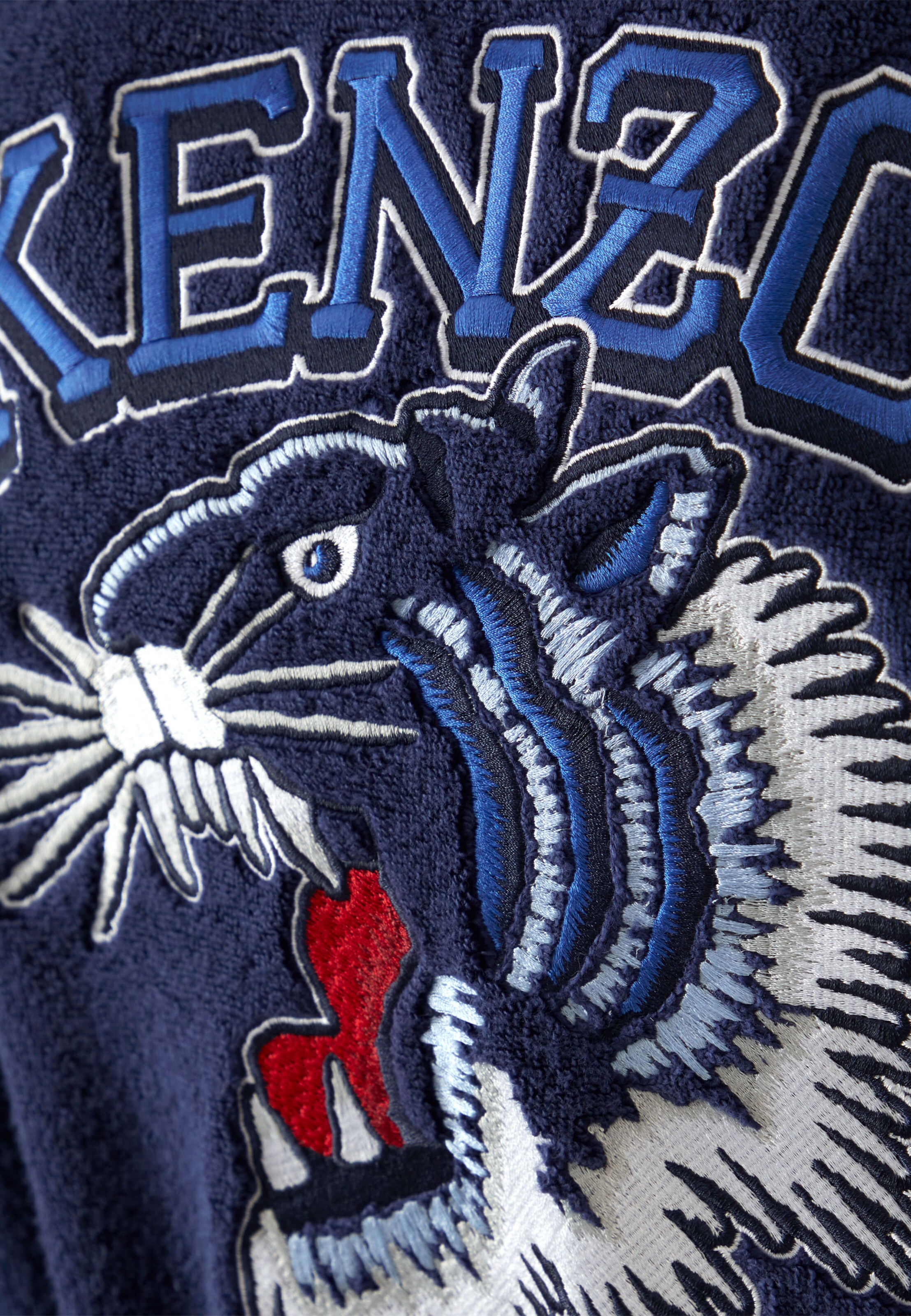 Kenzo Home Long Bathrobe in Blue
