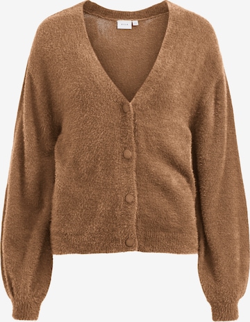 VILA Knit Cardigan 'Juli' in Brown: front