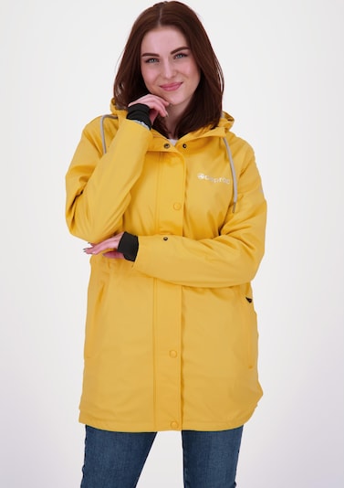 deproc Outdoorjacke 'Friesennerz ELLESMERE WMN' in 7XL in hellgelb, Produktansicht