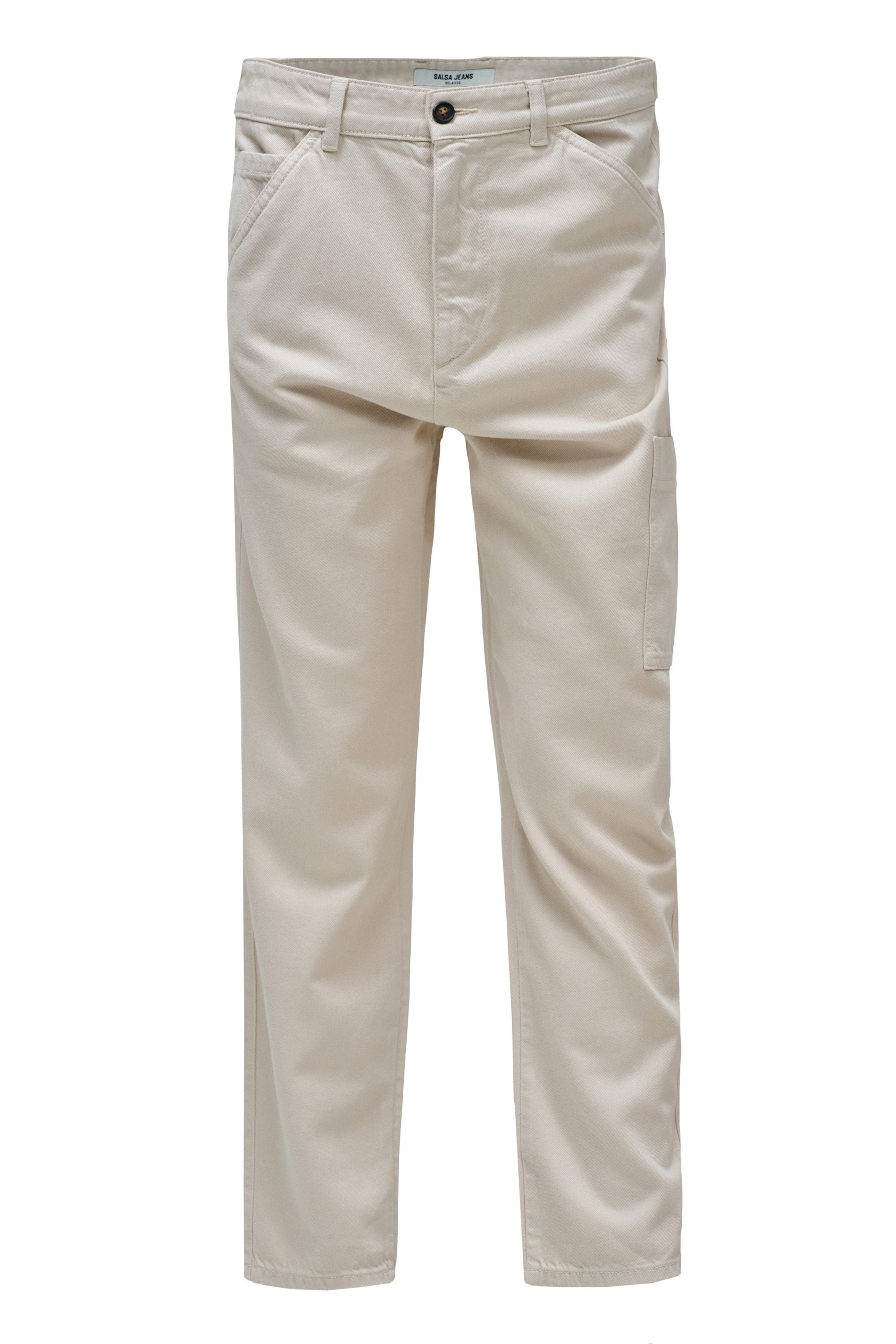 Salsa Jeans Regular Chino in Beige: voorkant