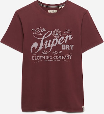 Superdry & Co Koszulka w kolorze czerwony: przód
