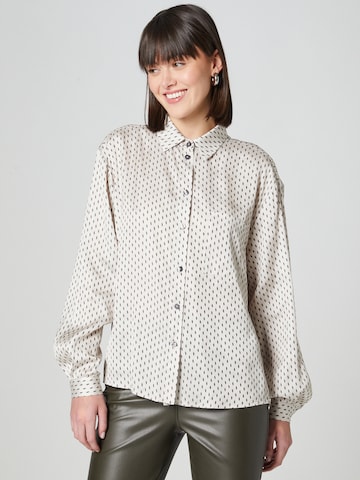 Guido Maria Kretschmer Women Blouse 'Francesca' in Wit: voorkant