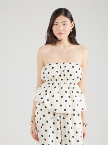 TOPSHOP Топ 'LINA' в Белый: спереди