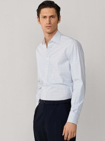 Coupe regular Chemise 'POPLIN TATTERSALL' Hackett London en blanc