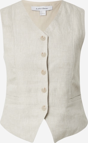 Gilet da completo di & Other Stories in bianco: frontale