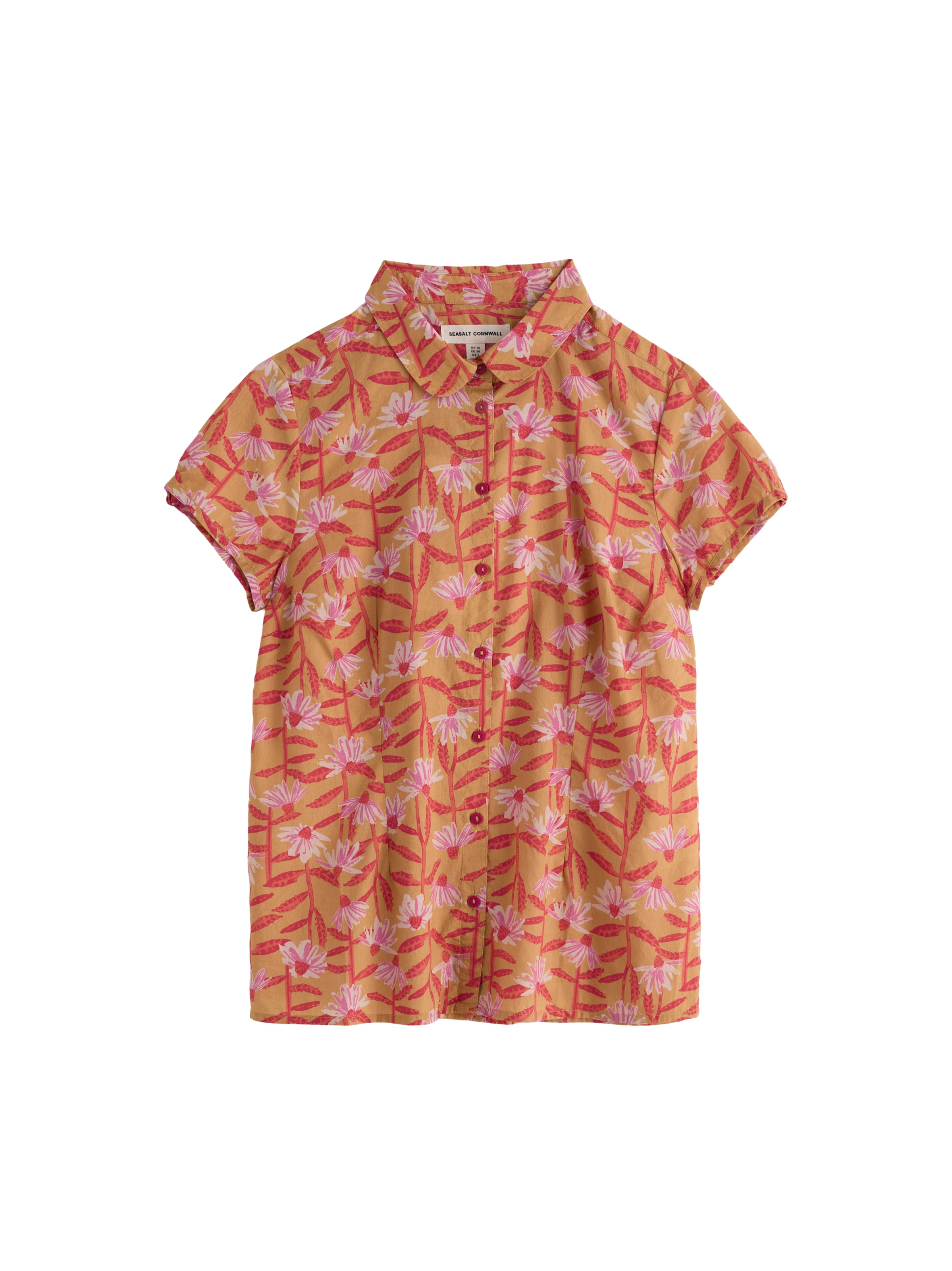 Seasalt Cornwall Blouse 'Rushmaker' in Geel: voorkant