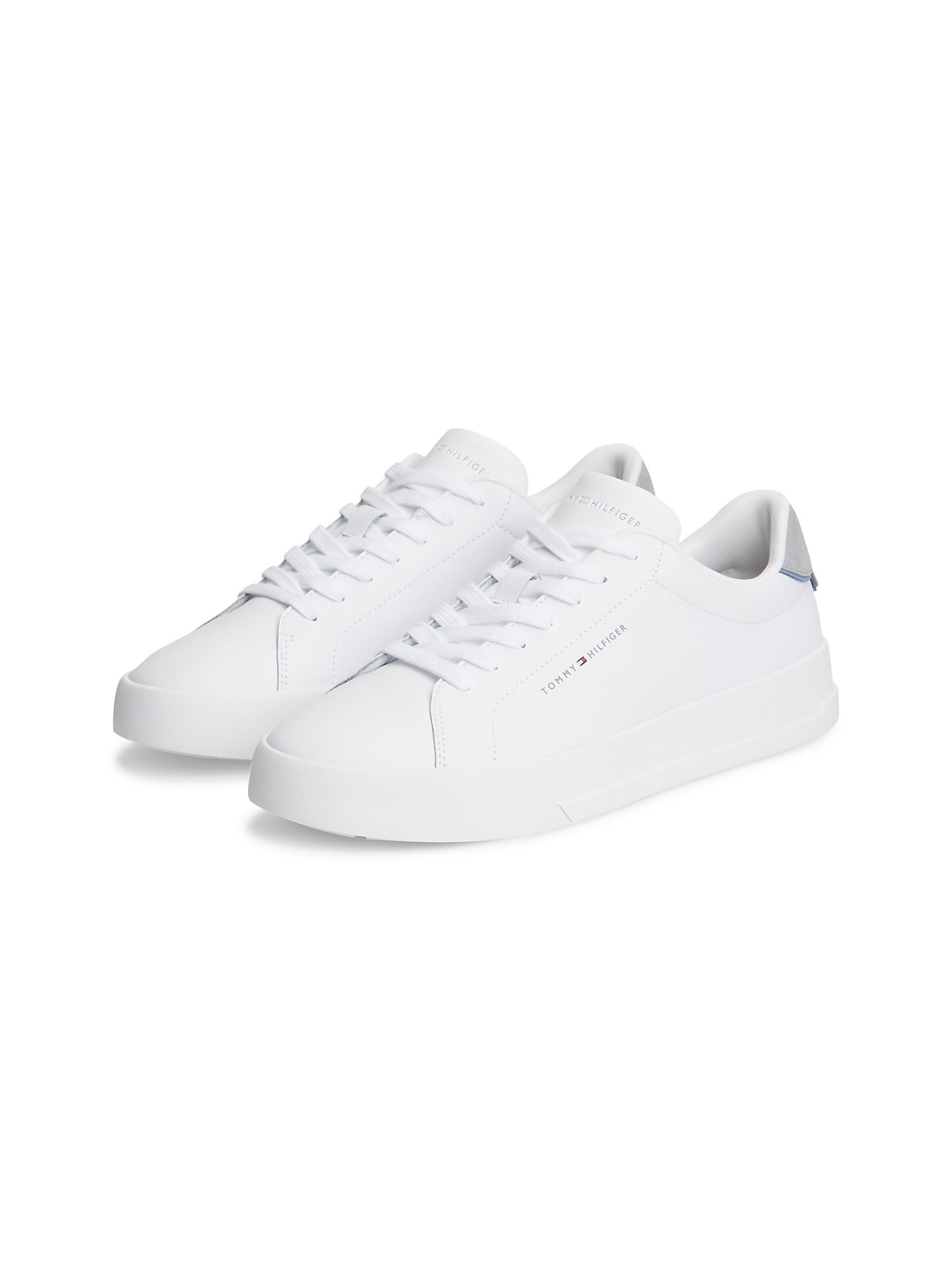 TOMMY HILFIGER Sneakers laag 'Court Essential' in Wit