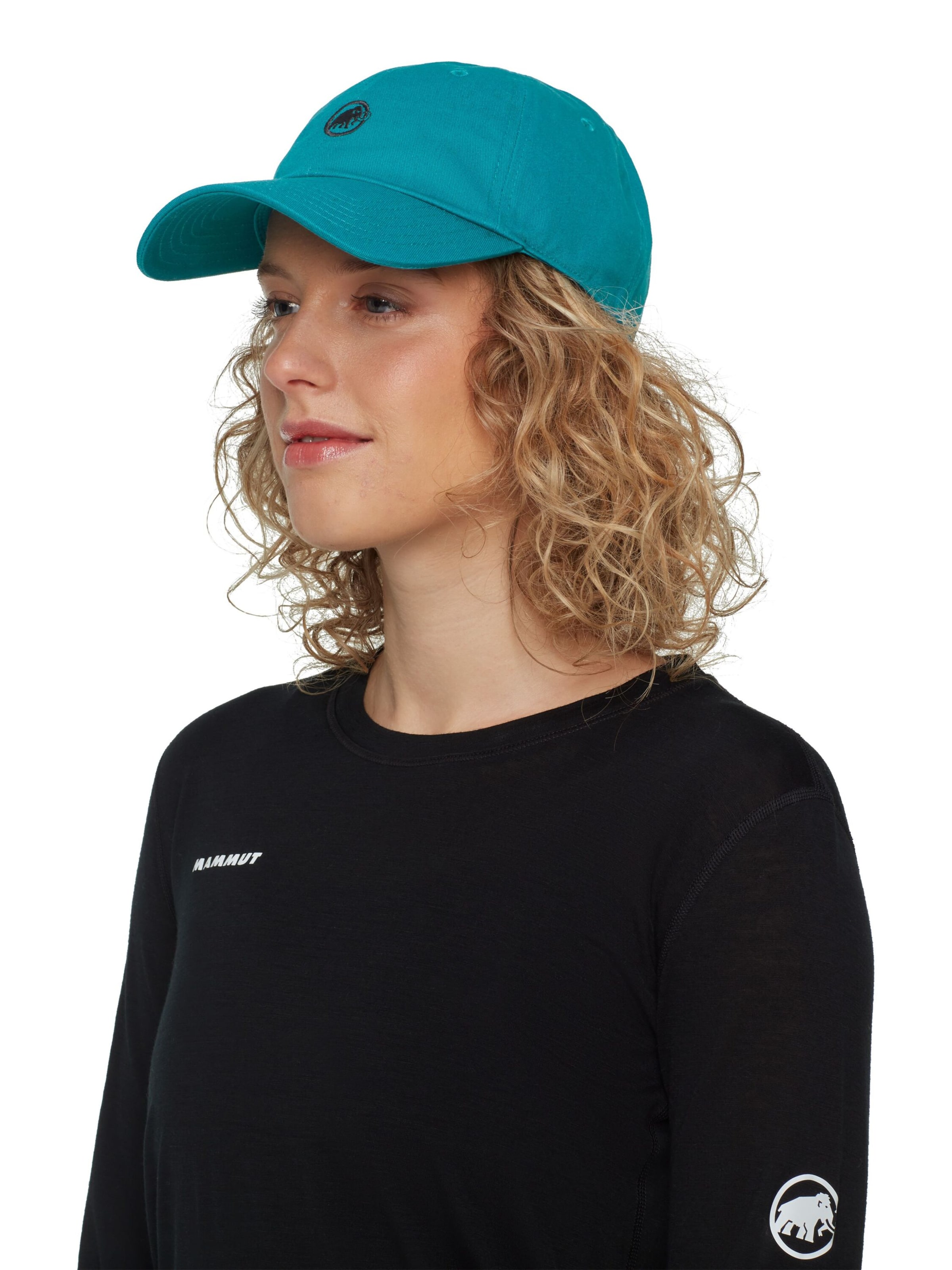MAMMUT Athletic Cap in Blue: front