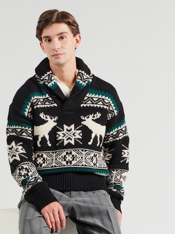 Polo Ralph Lauren Πουλόβερ σε μαύρο: μπροστά