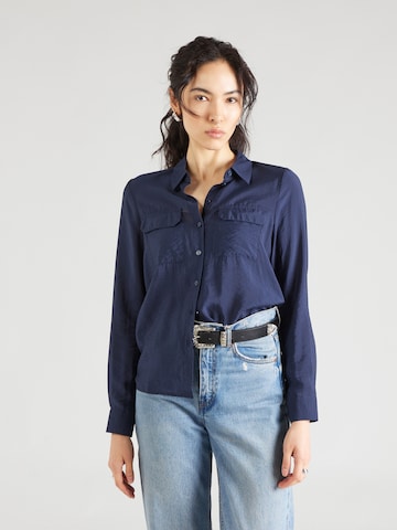 VERO MODA Blouse 'JOSIE' in Blauw: voorkant