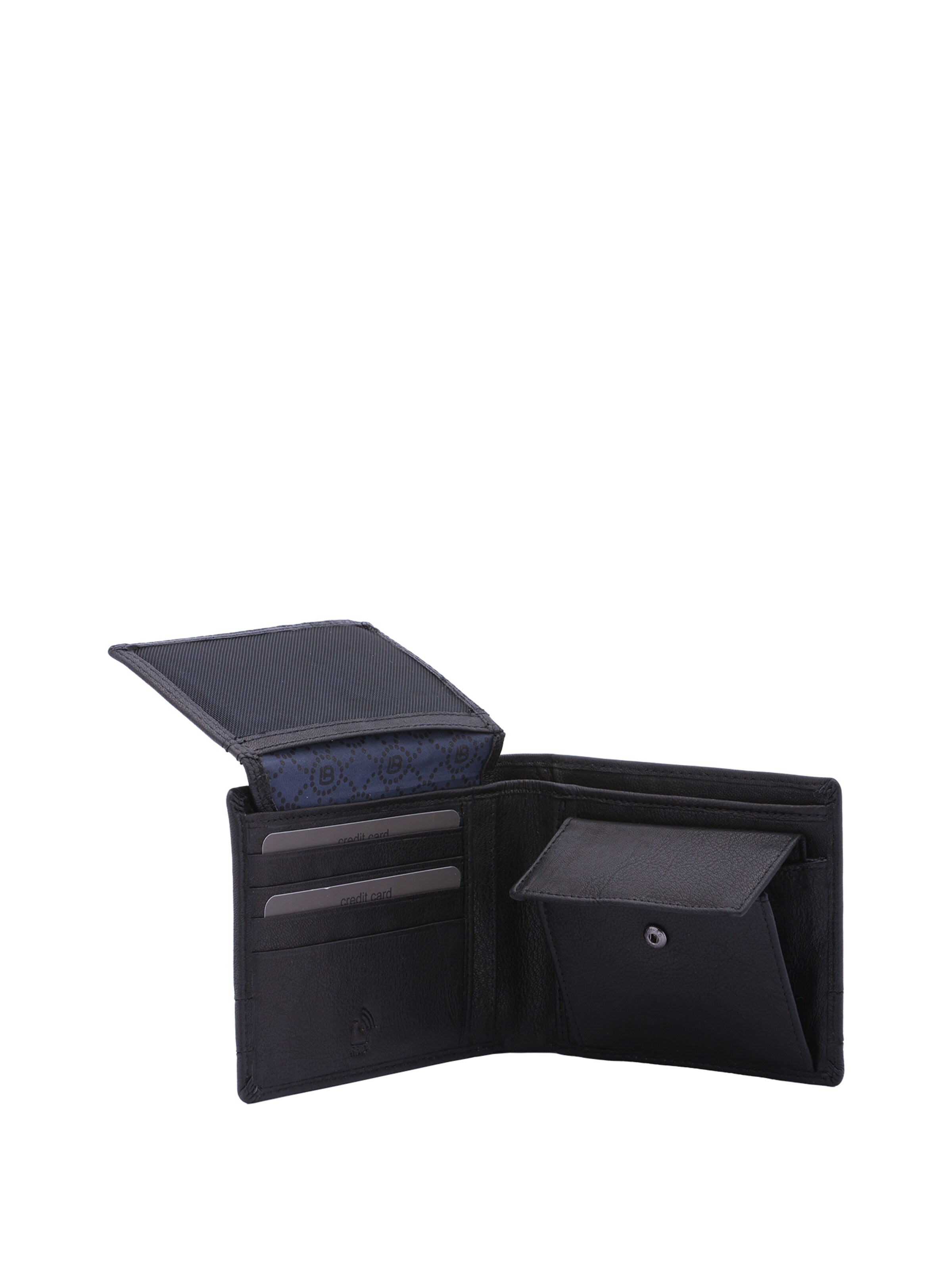 Laura Biagiotti Portemonnaie in Schwarz: Vorderseite