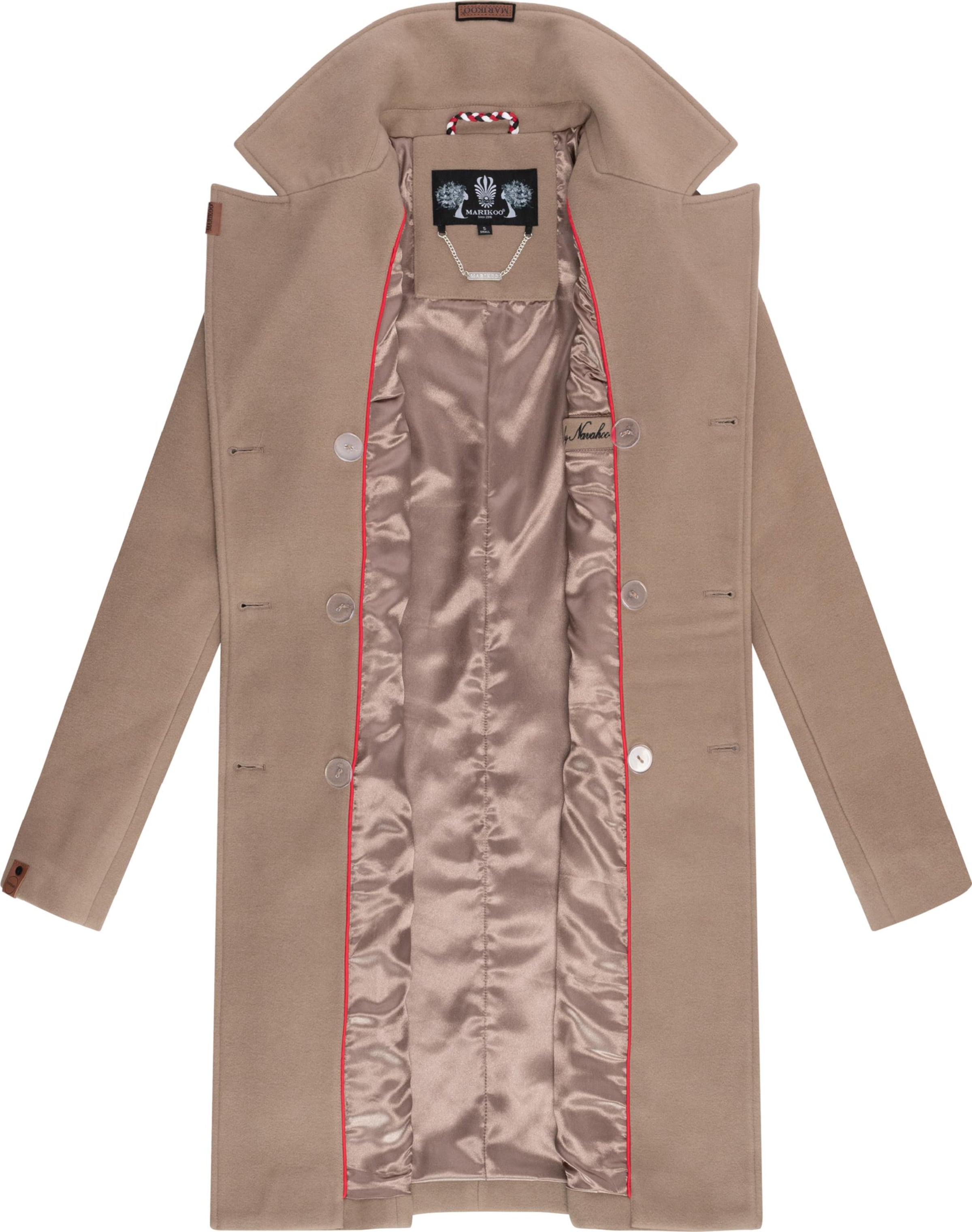 MARIKOO Between-Seasons Coat 'Nanakoo' in Beige