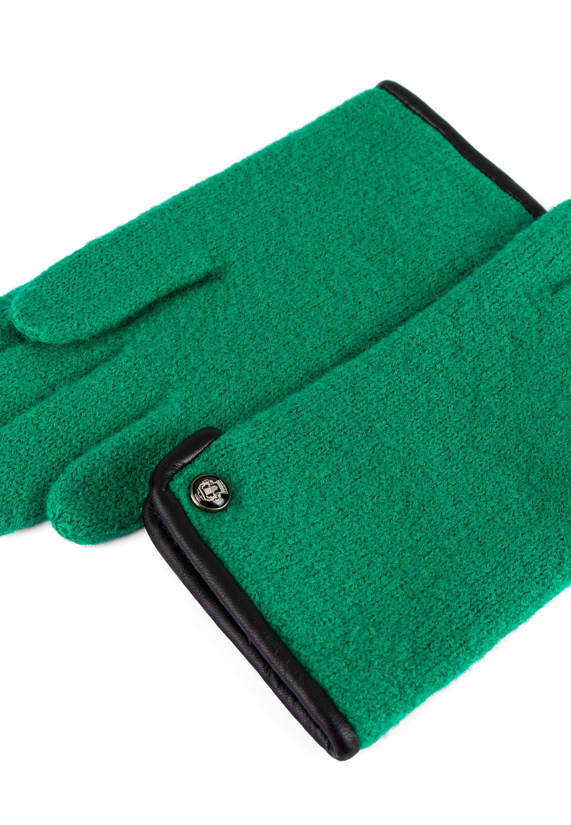 Roeckl Vingerhandschoenen 'FELTED WOOL' in Groen