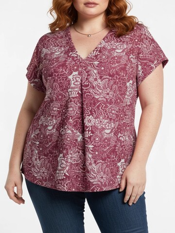 Shape Of You Bluse in Rot