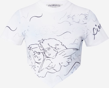 T-shirt Fiorucci en blanc : devant