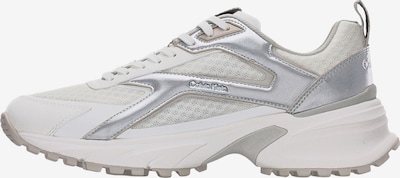 Sportbačiai be auliuko 'HIKE RUN' iš Calvin Klein, spalva – sidabrinė / balta, Prekių apžvalga