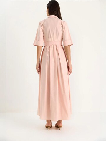 Robe-chemise Bianco Lucci en rose